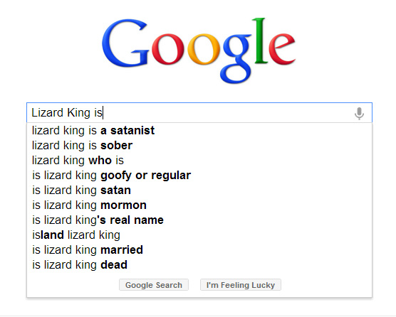 Lizard King is a Satanist